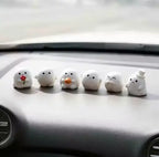 Cute anime style ghost dashboard accessories