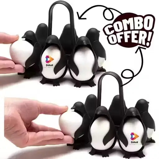 Cute penguin egg holder for kitchen use