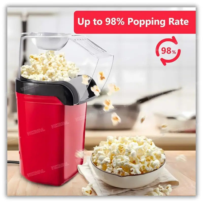 Electric popcorn maker machine for home use