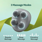 Ergonomic scalp massager for daily hair care routine