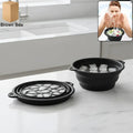 Silicone ice facial bowl for skin tightening and skincare