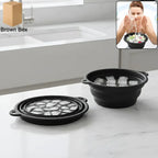 Silicone ice facial bowl for skin tightening and skincare