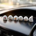 Ghost mini car dashboard showpiece set