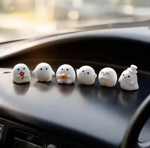 Ghost mini car dashboard showpiece set