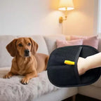 Hair removal glove for pet shedding control