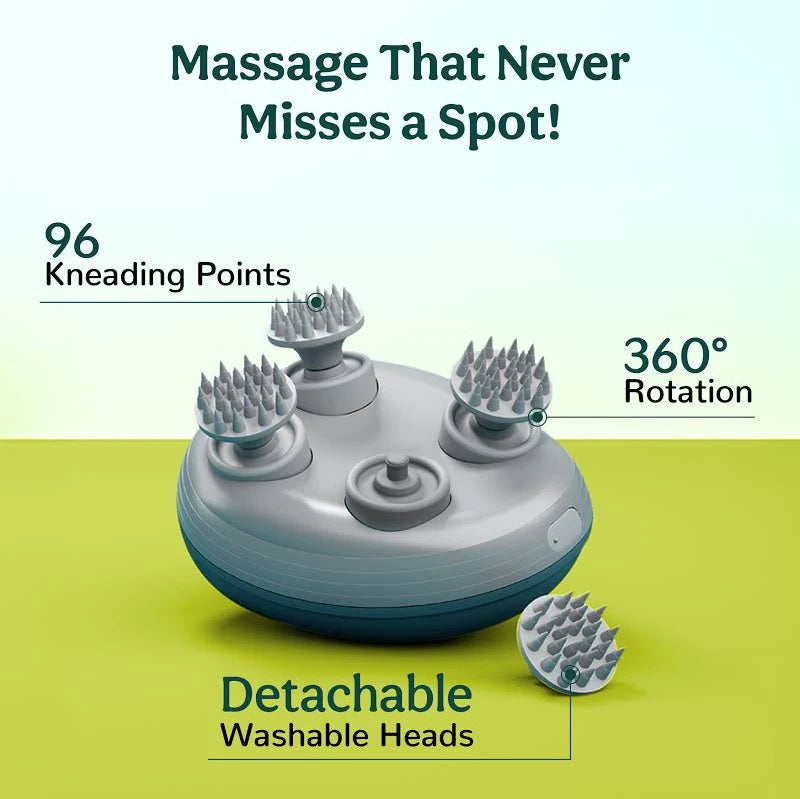 Hair scalp massage tool for shower and shampoo use