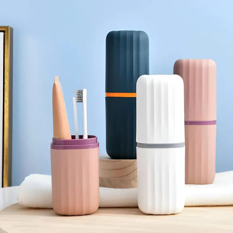 Lightweight toothbrush organizer for camping and travel
