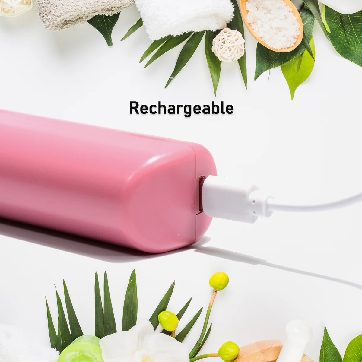 Mini travel hair straightening brush for women