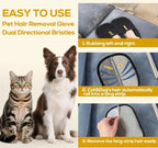 Pet hair remover tool for furniture and clothes