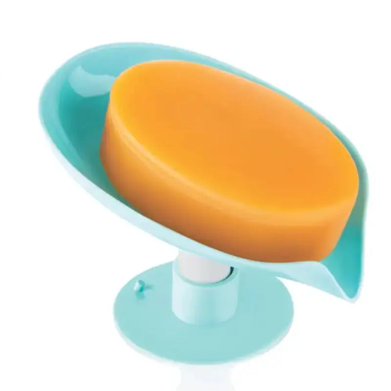 Plastic soap holder for bathroom and kitchen use