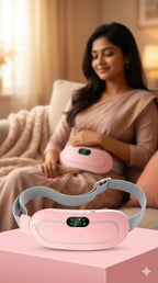 Portable electric heating pad for menstrual pain relief