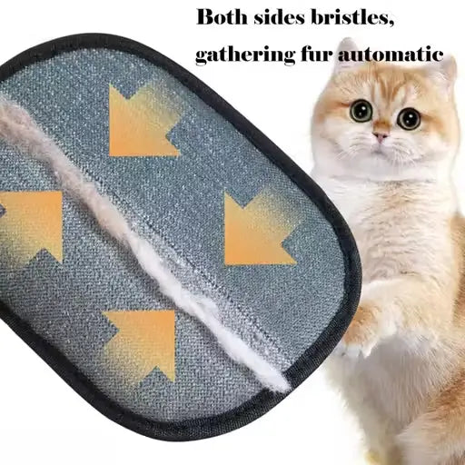 Reusable dog and cat grooming gloves pack