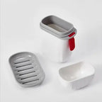 Reusable portable soap case for daily travel use