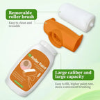 Reusable wall paint roller for stain coverage