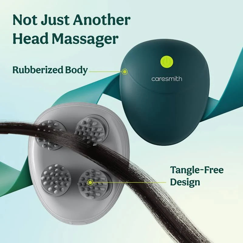 Silicone scalp massage brush for relaxation