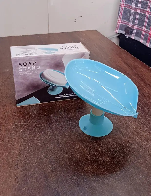 Soap dish holder with suction cup base