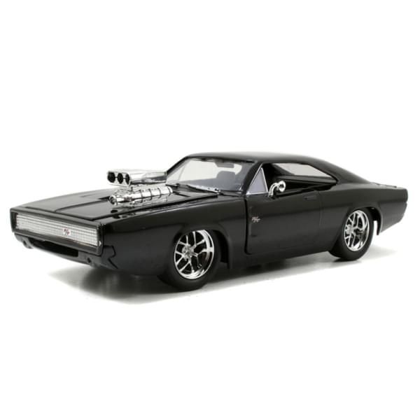 Classic Black Muscle Car Diecast Model - 1:64 Scale